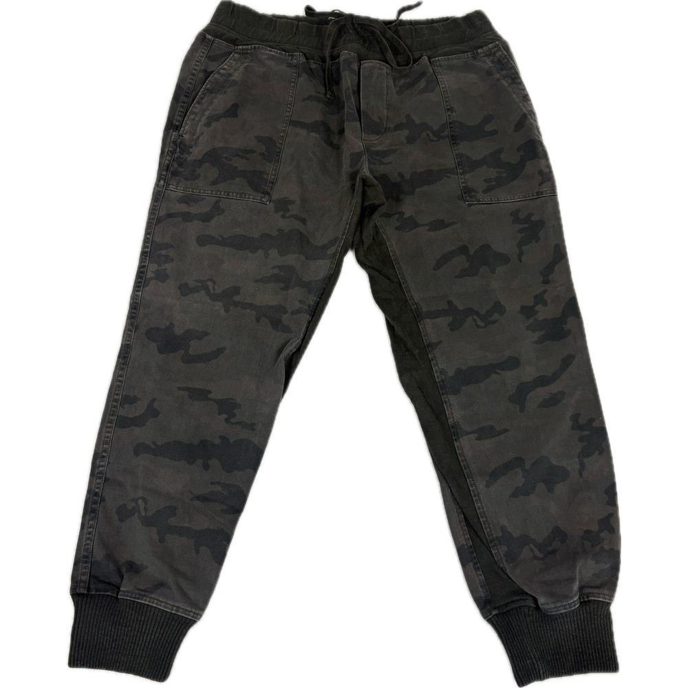 James Perse Camo Pants Tight Ankle Women XL Lounge Quiet Luxury Everyday Casual